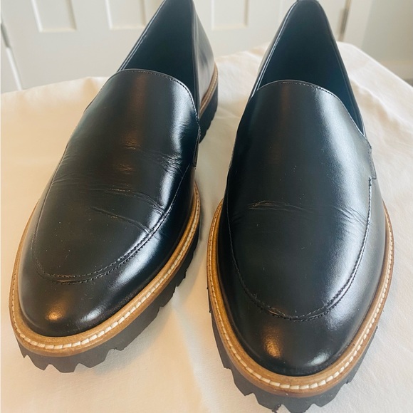 New w/ box Women’s Ecco Black Incise Tailored Loafer Size 10 - Picture 2 of 9